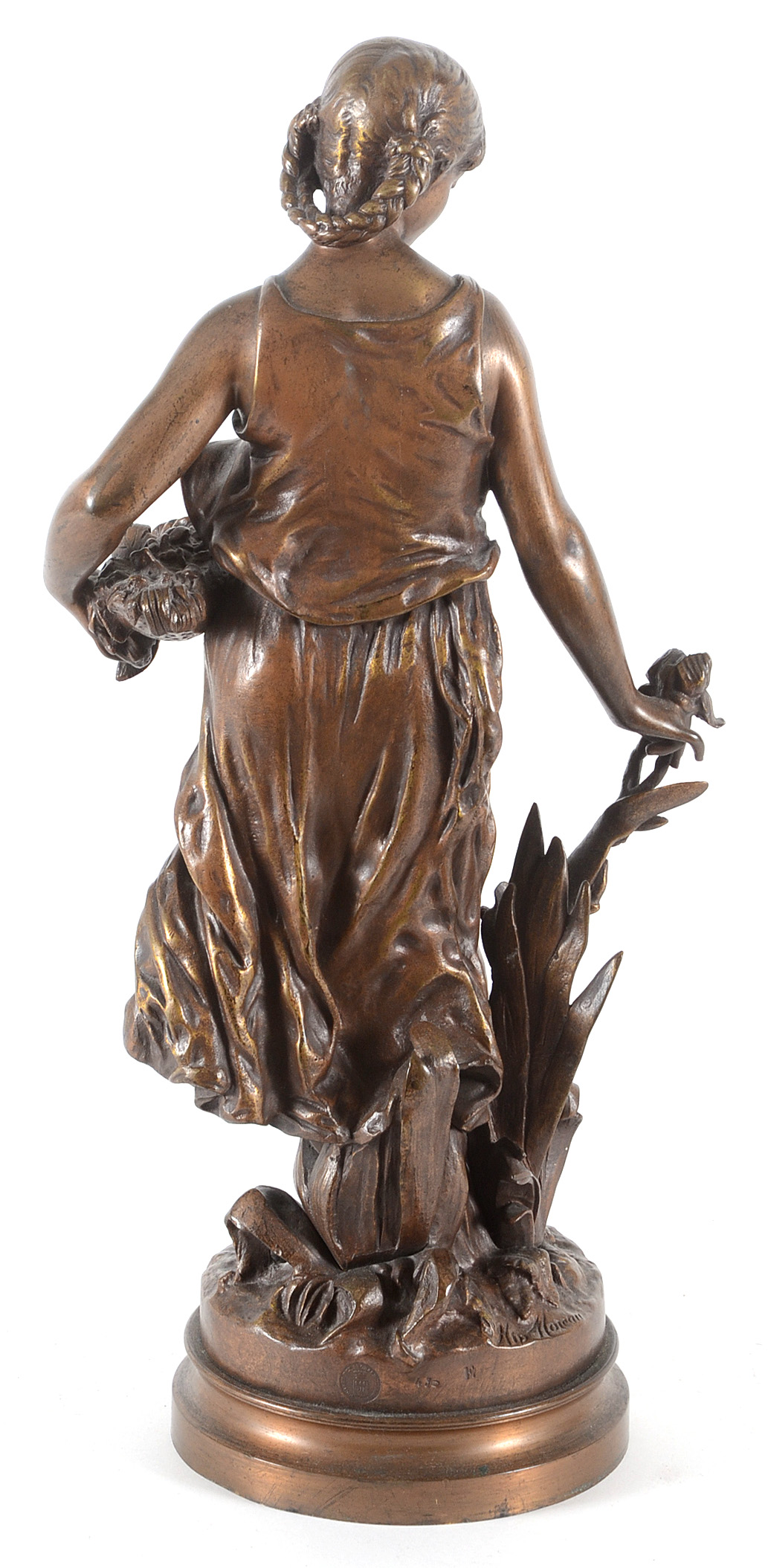 Hippolyte François Moreau Bronze Sculpture of "Printemps"