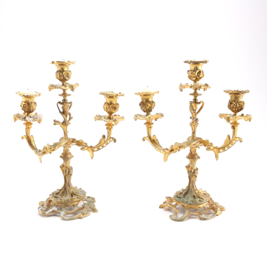 Brass Candelabras