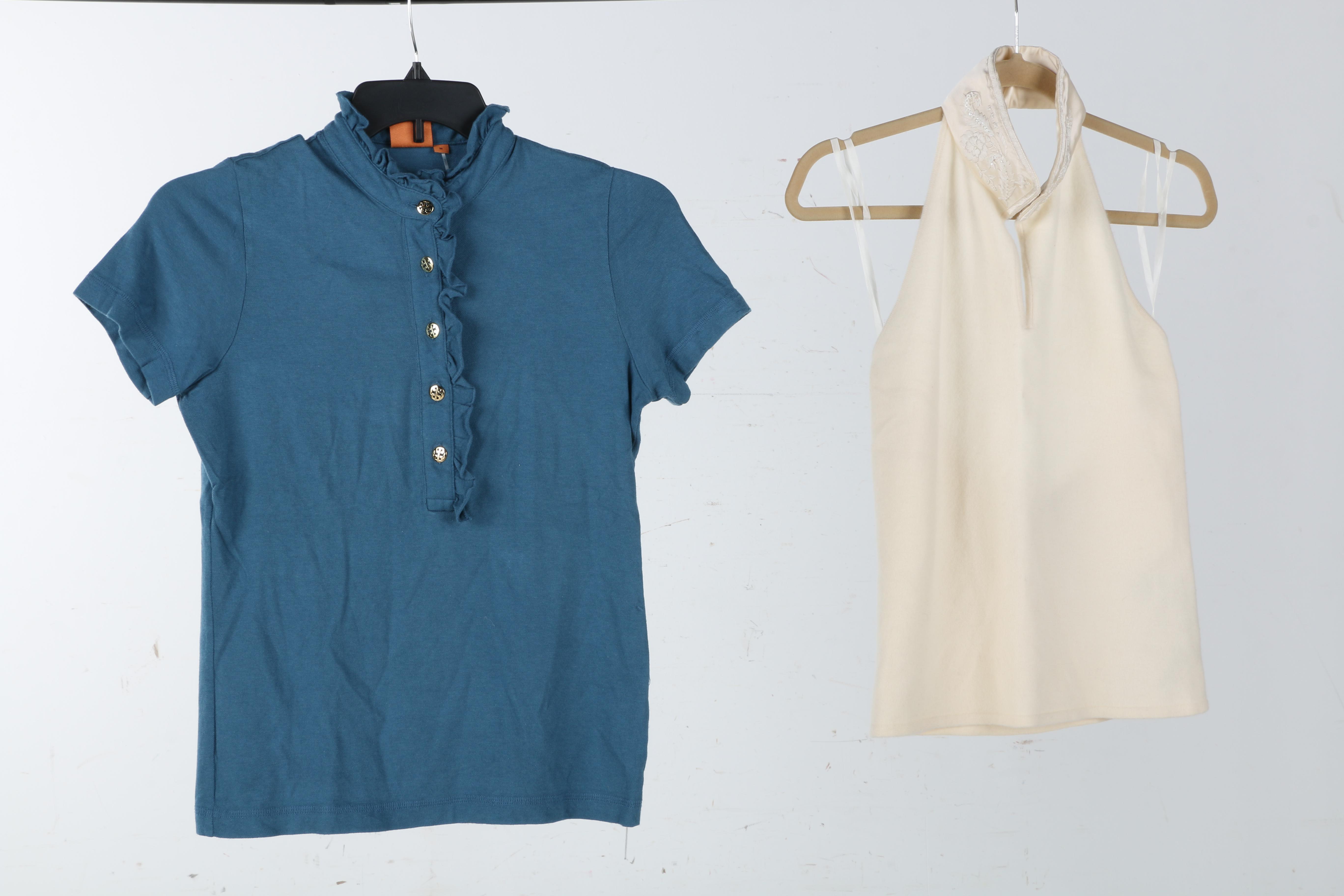 Assortment of Women's Tops Featuring Tory Burch