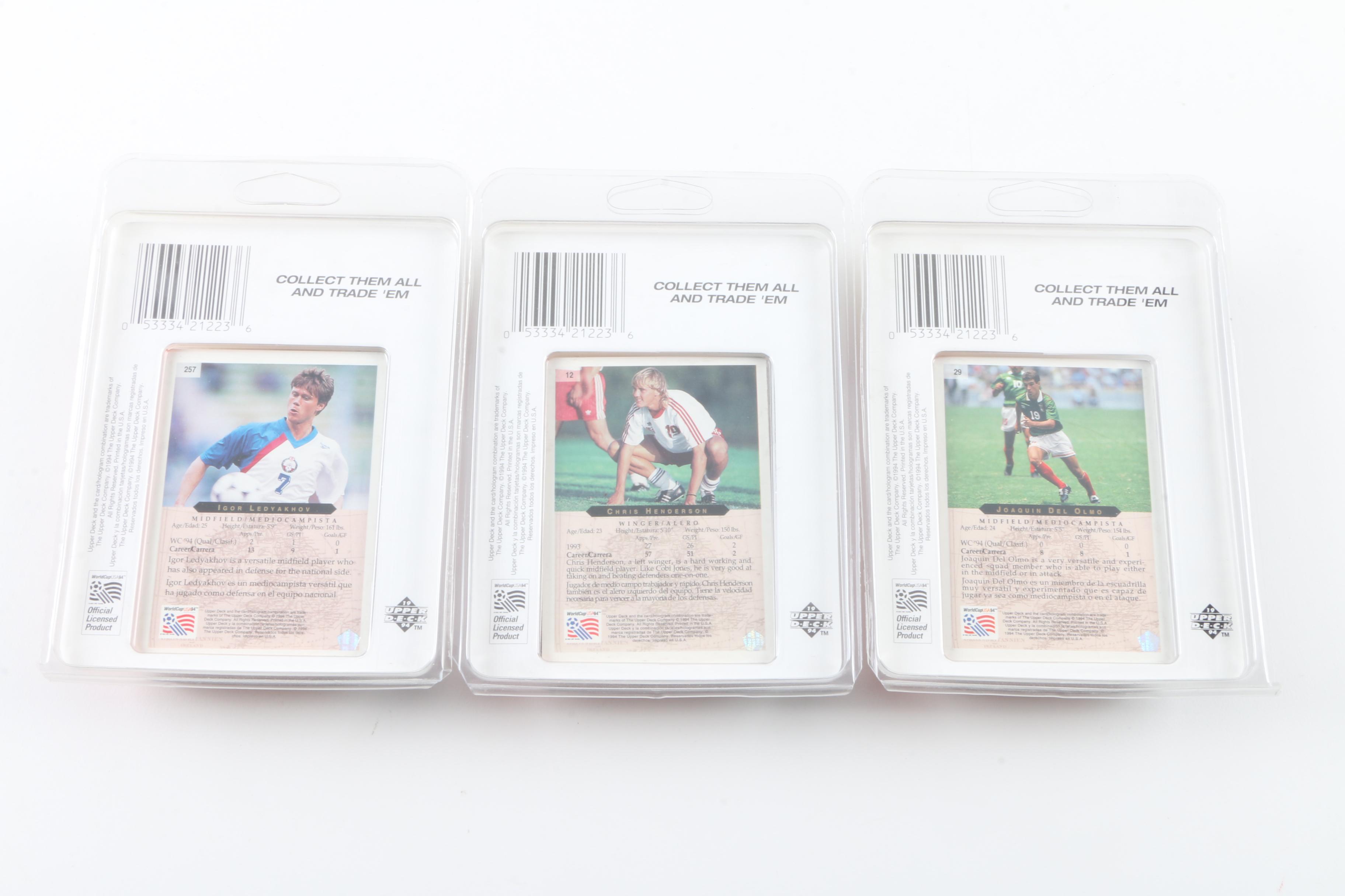 Collection of Unopened '94 Upper Deck Soccer Trading Card Packs