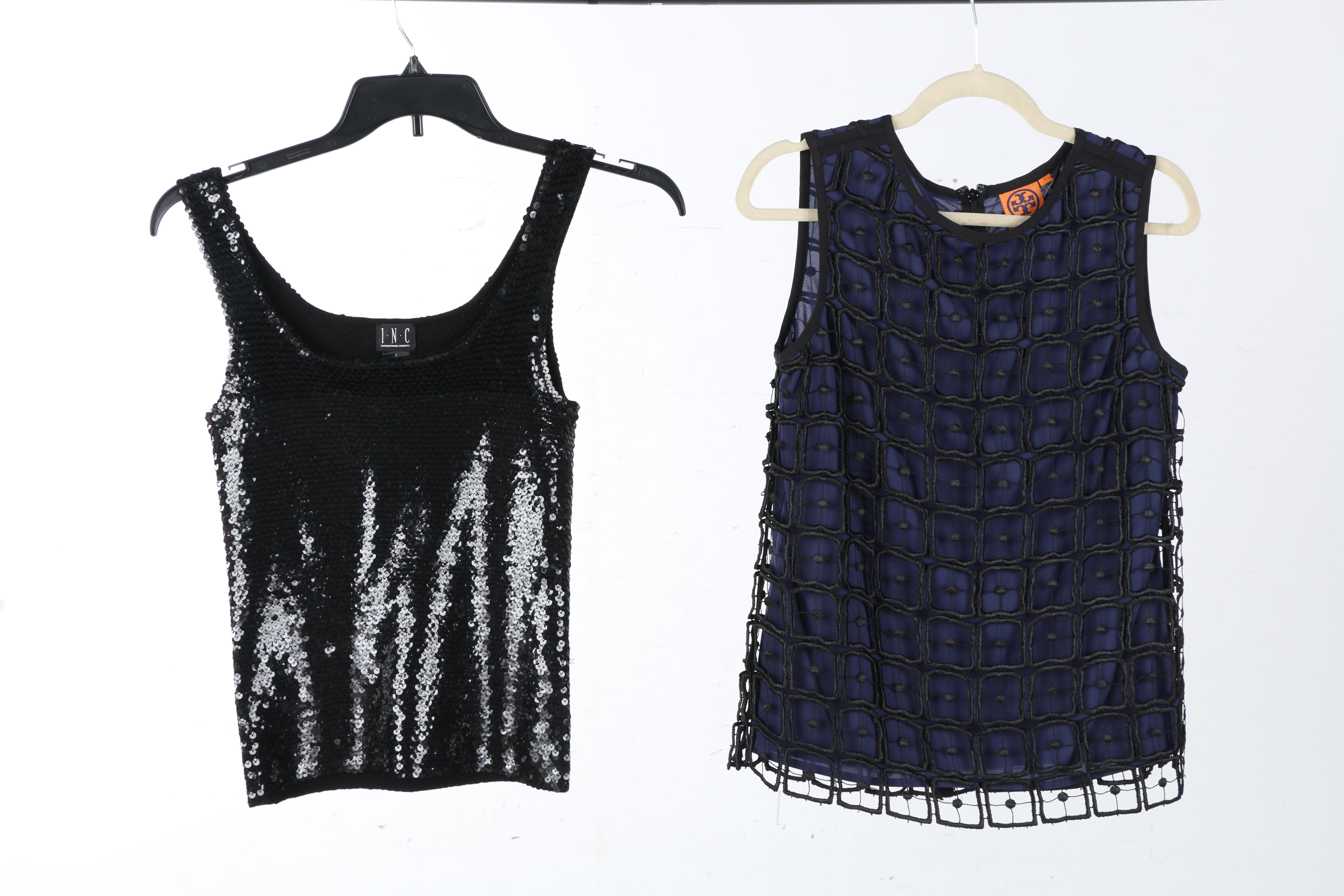 Assortment of Women's Tops Featuring Tory Burch
