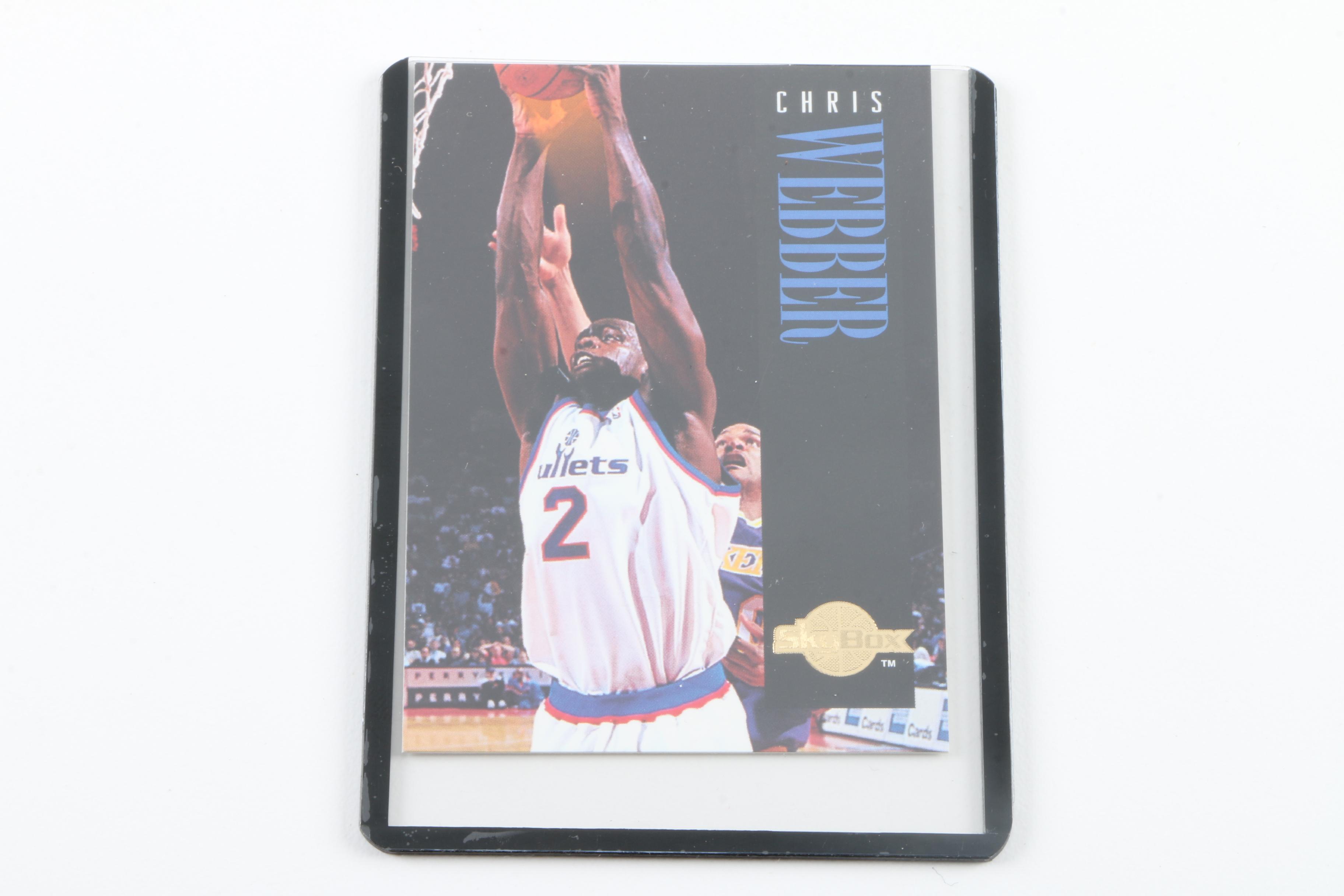 Collection of Chris Webber Basketball Cards