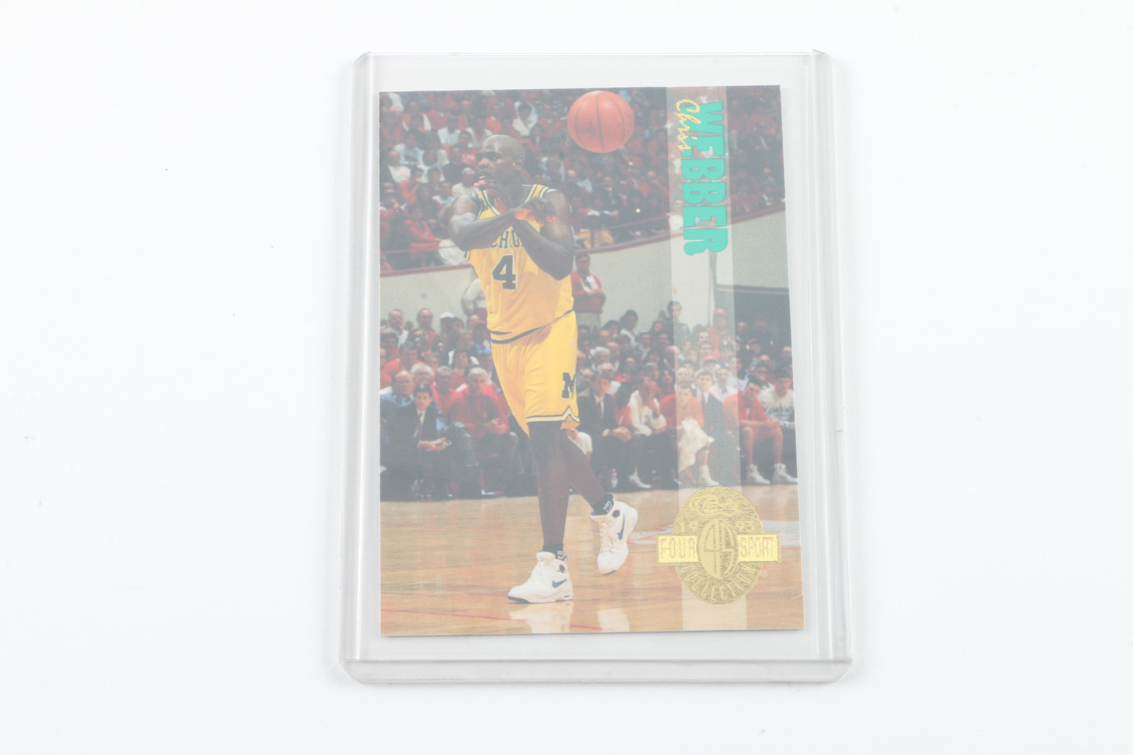 Collection of Chris Webber Basketball Cards