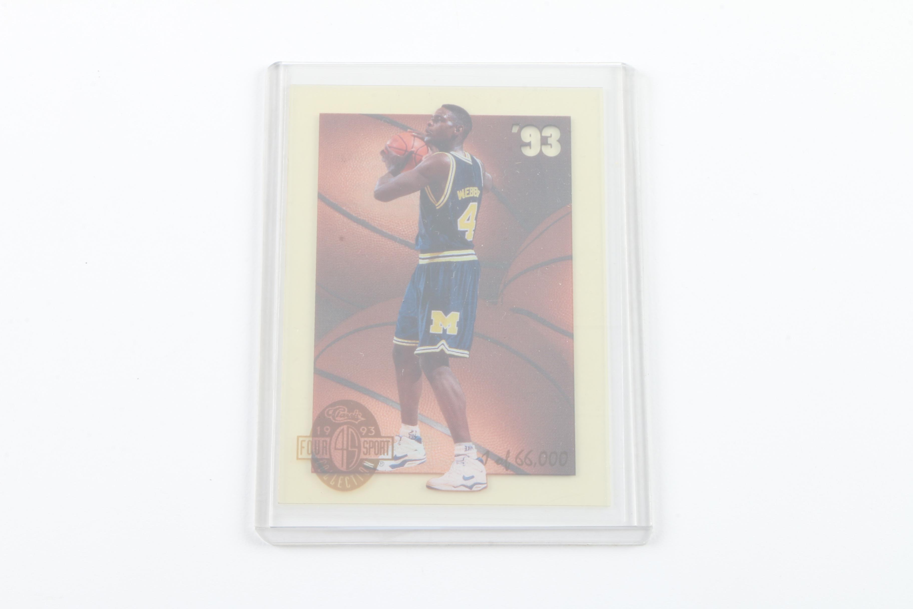 Collection of Chris Webber Basketball Cards