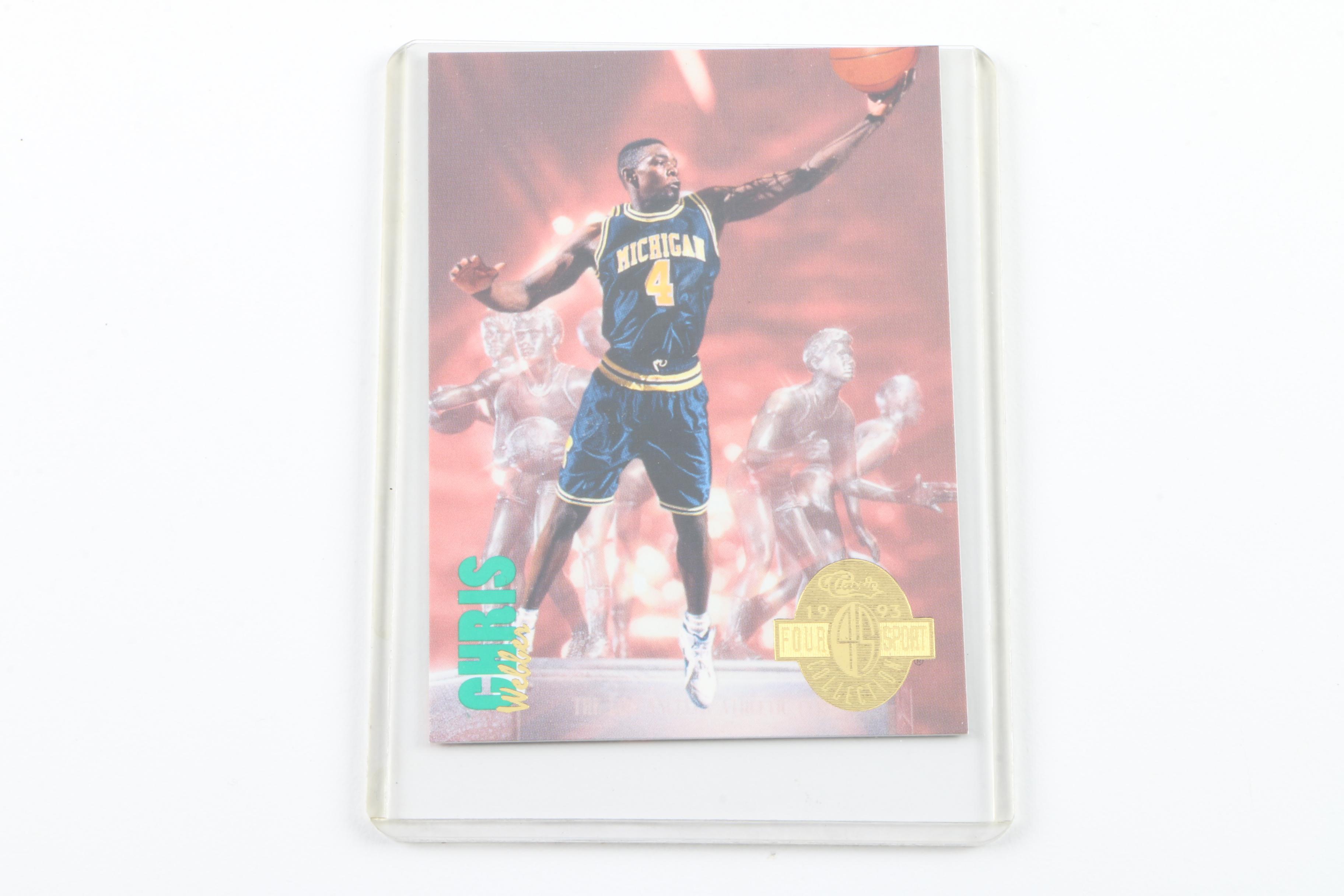 Collection of Chris Webber Basketball Cards
