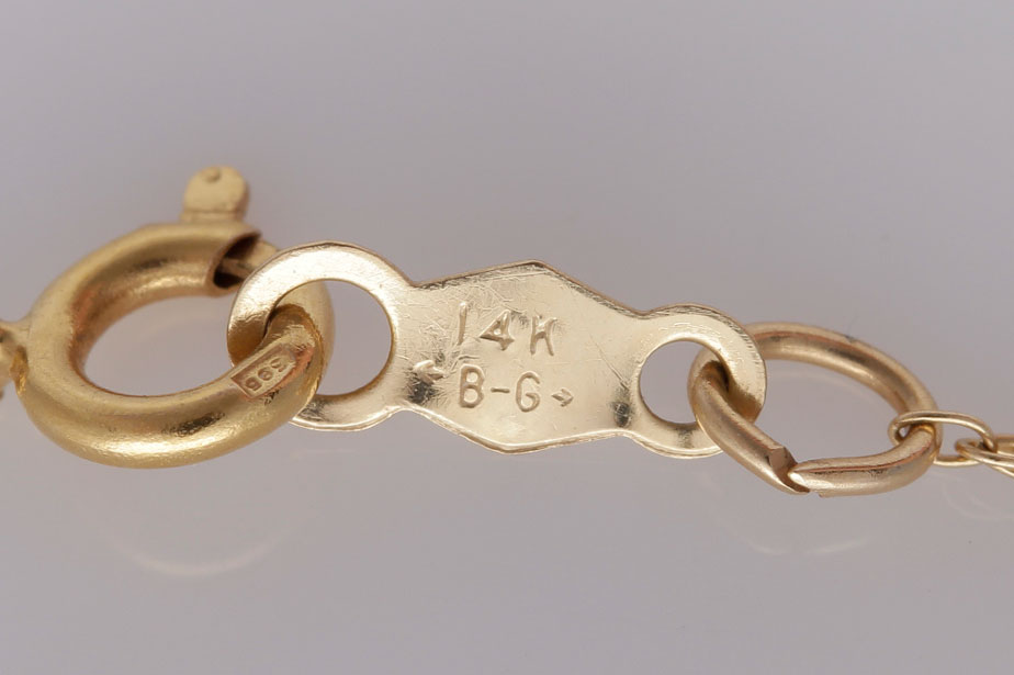 14K Yellow Gold Diamond and Gemstone Butterfly Necklace