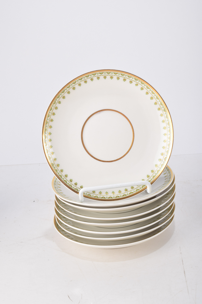 Charles Field Haviland Limoges "Head 140" Bouillon Bowls and Saucers