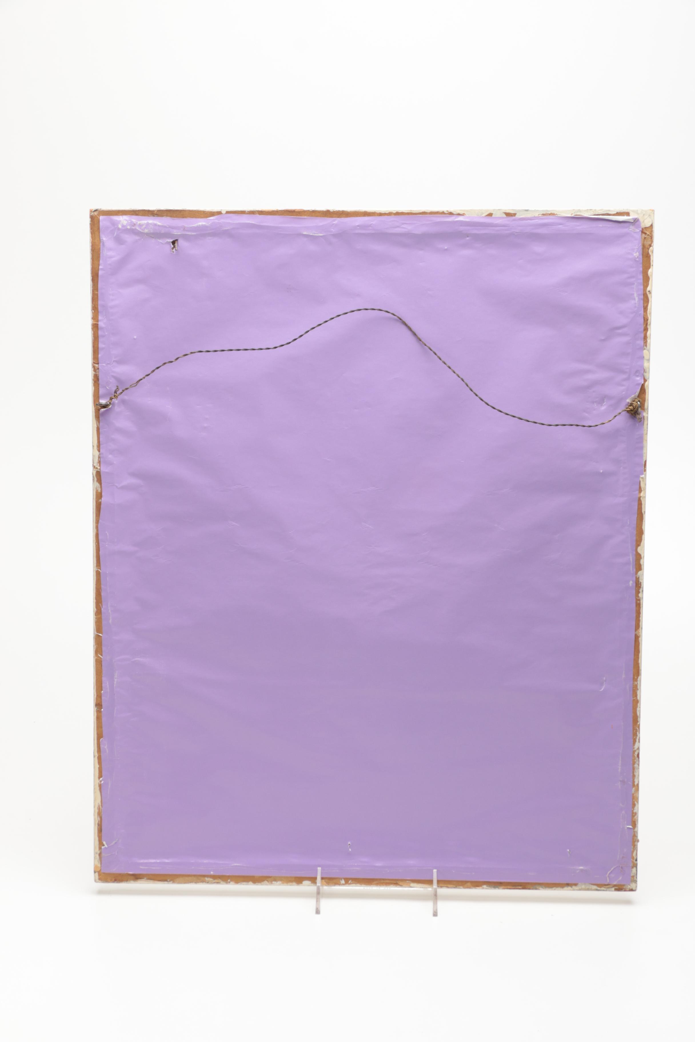 Hand-Painted Offset Lithograph After Mary LaFetra Russell