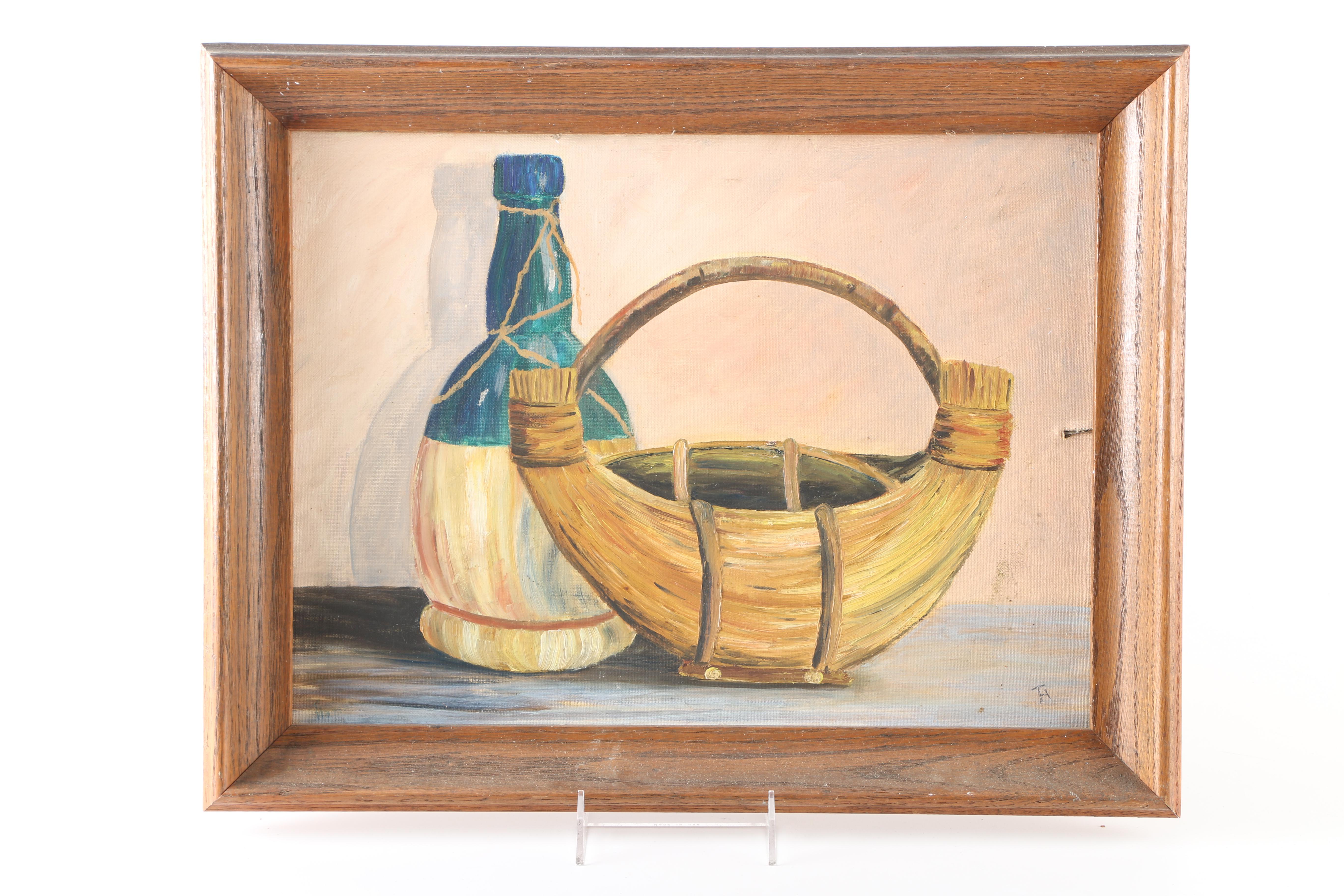 Acrylic on Canvas Board Still Life Paintings