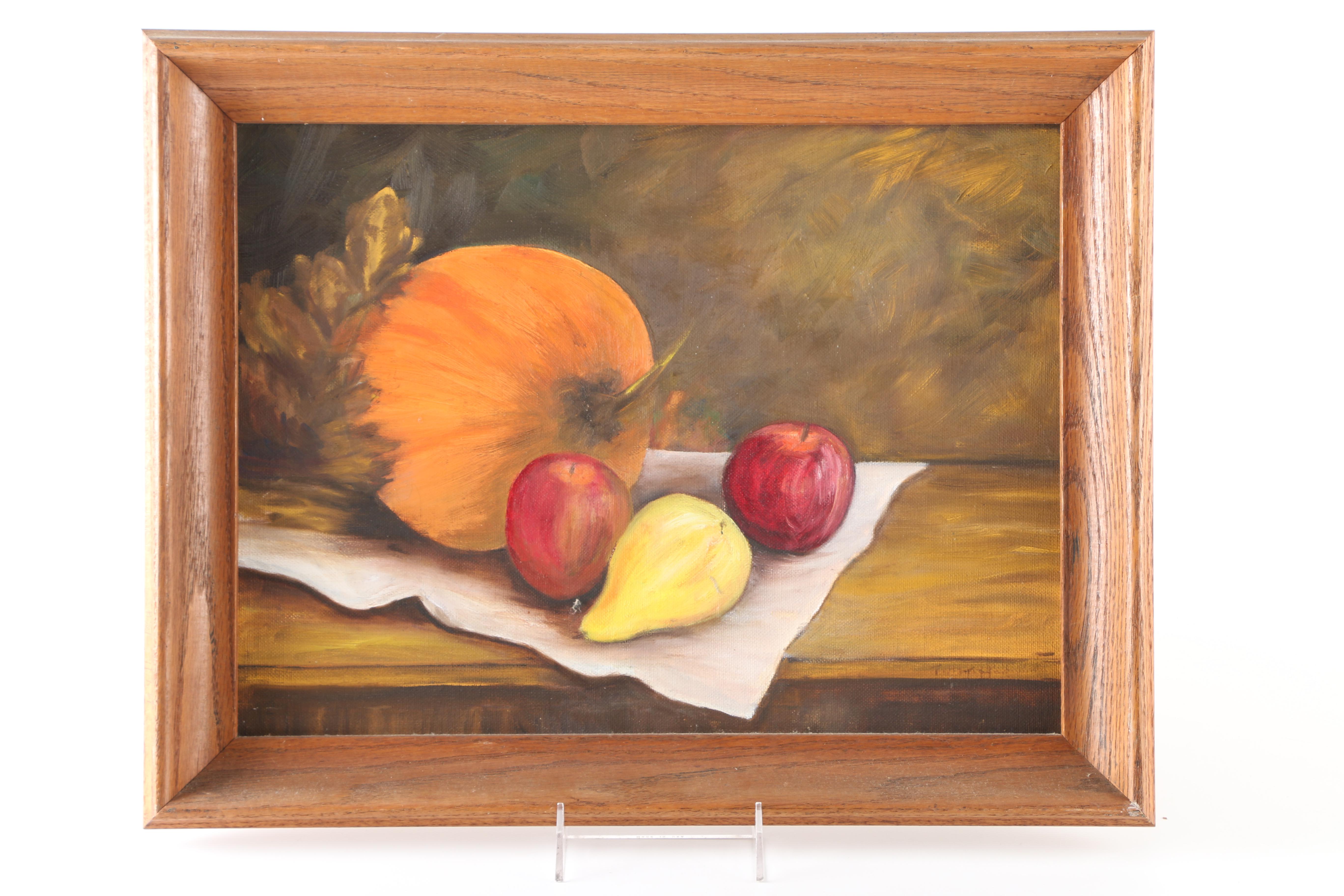 Acrylic on Canvas Board Still Life Paintings