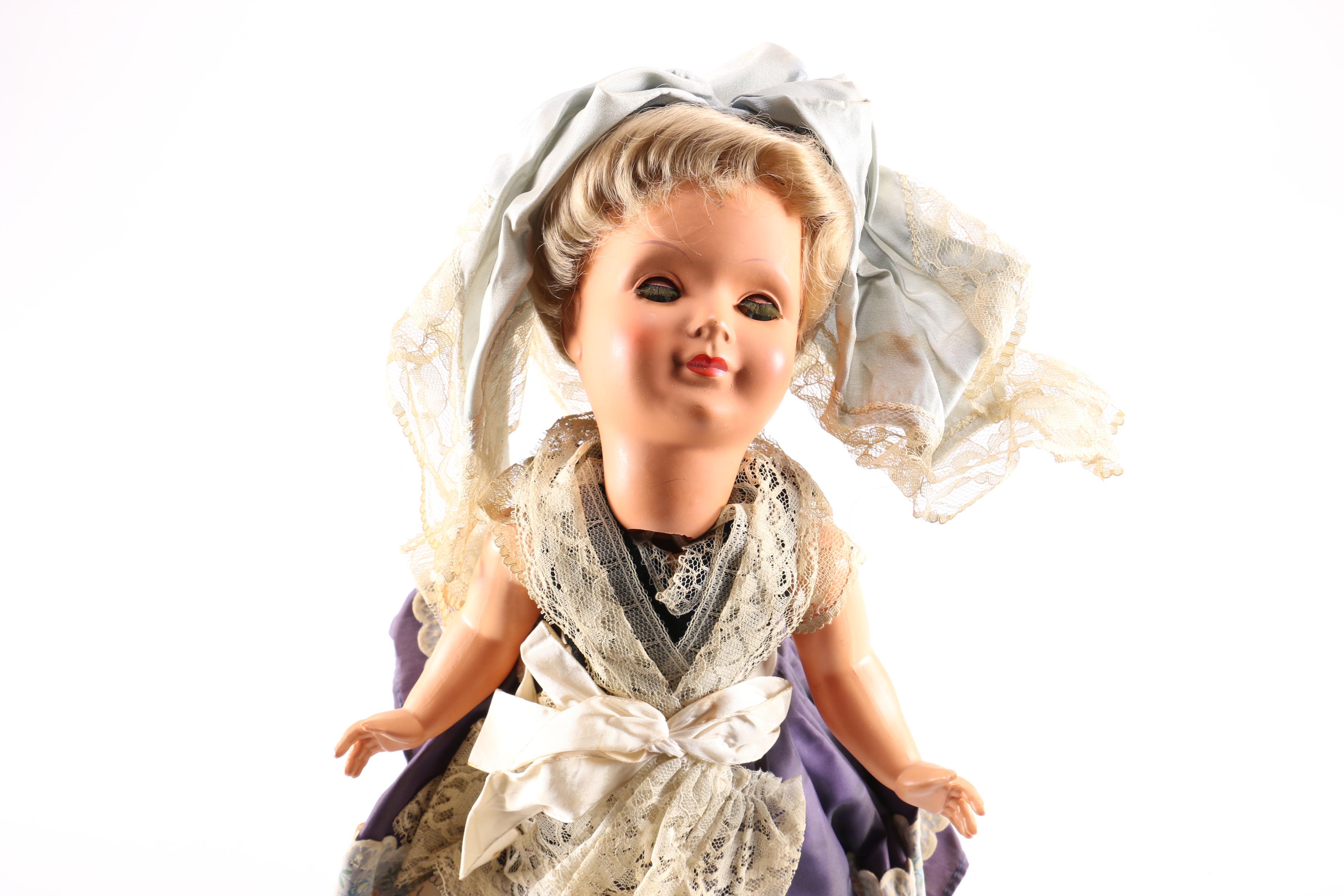 Vintage Jointed Plastic Doll