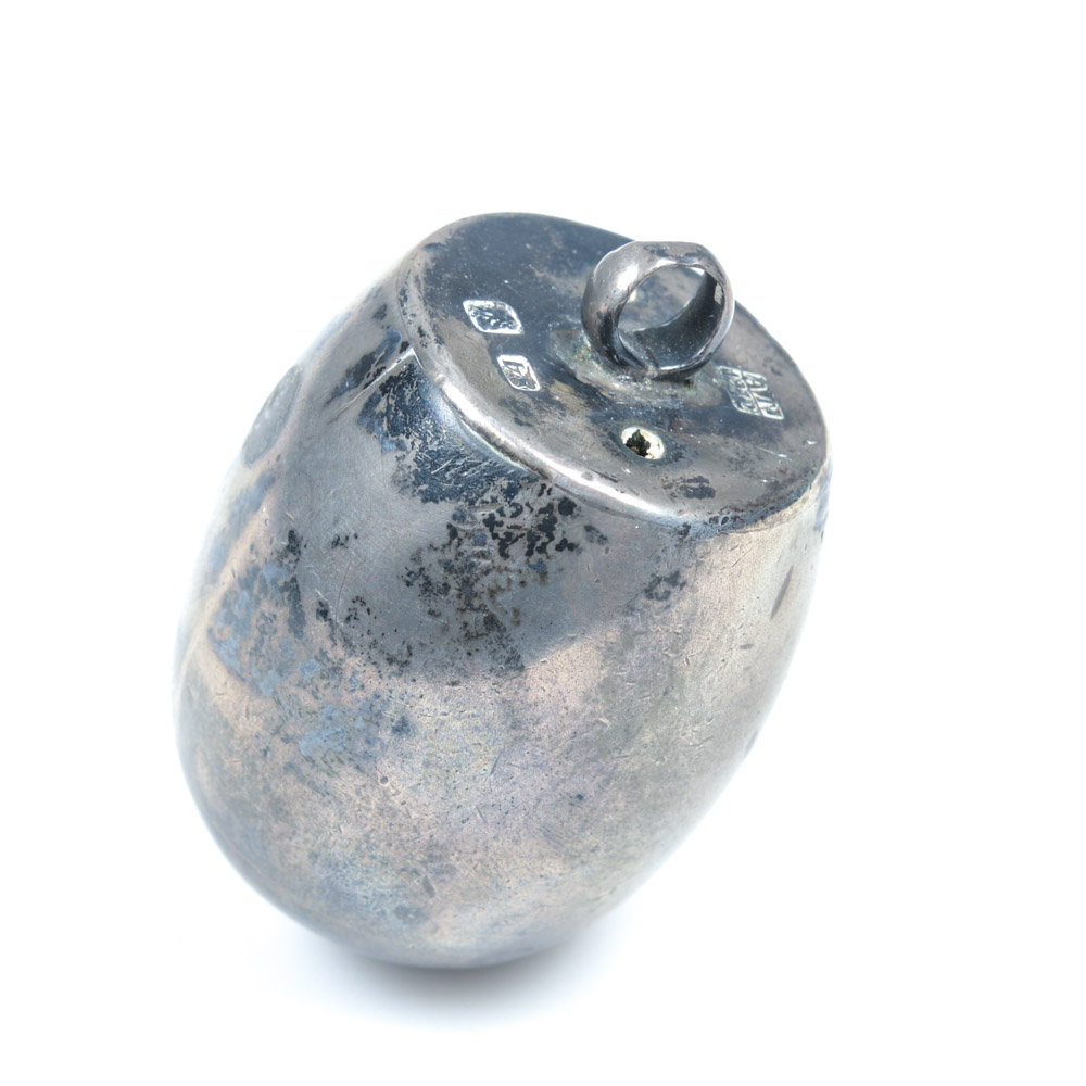 Antique Russian .875 Silver Ornament