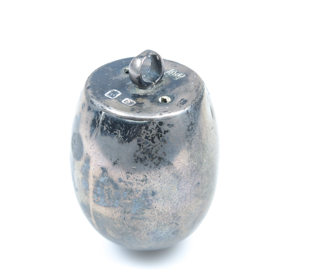 Antique Russian .875 Silver Ornament