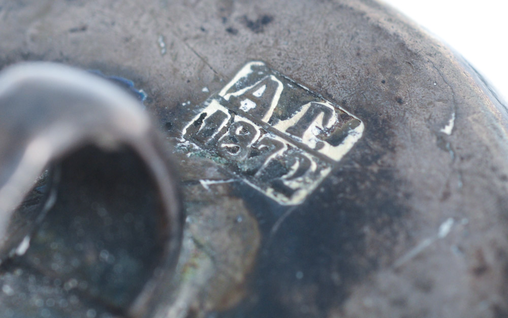 Antique Russian .875 Silver Ornament