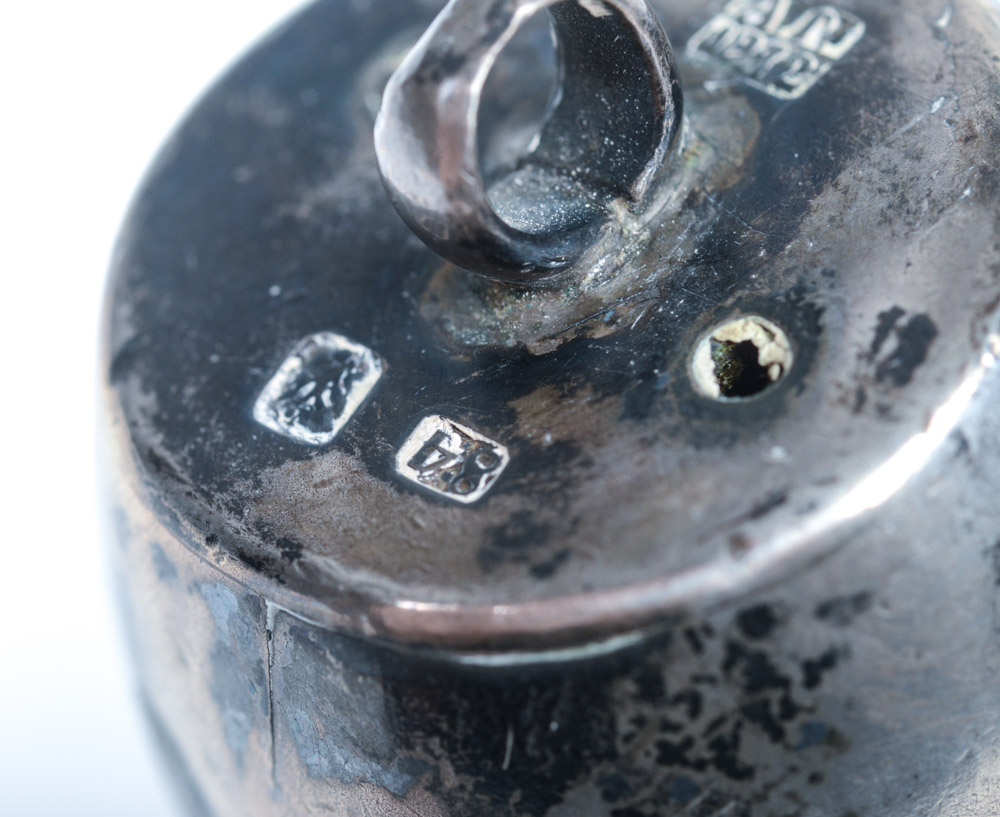 Antique Russian .875 Silver Ornament