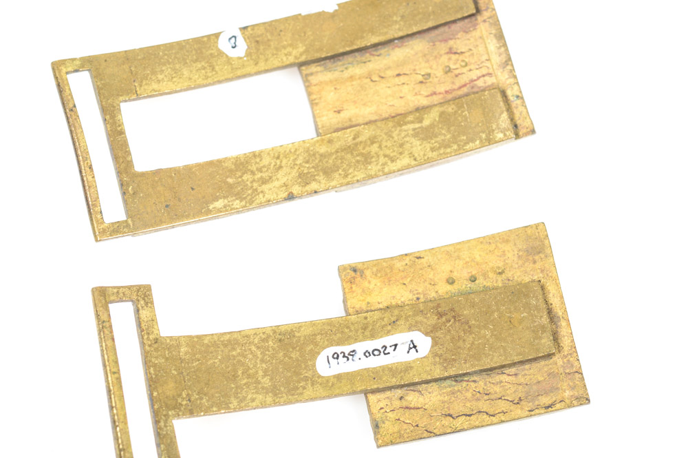 Antique Chinese Brass Dragon Motif Buckle