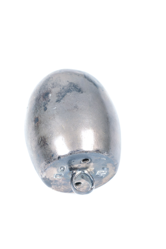 Antique .875 Silver Russian Ornament