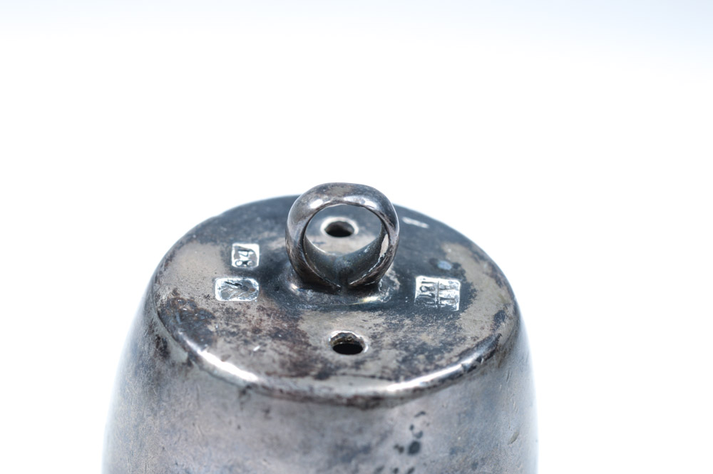 Antique .875 Silver Russian Ornament