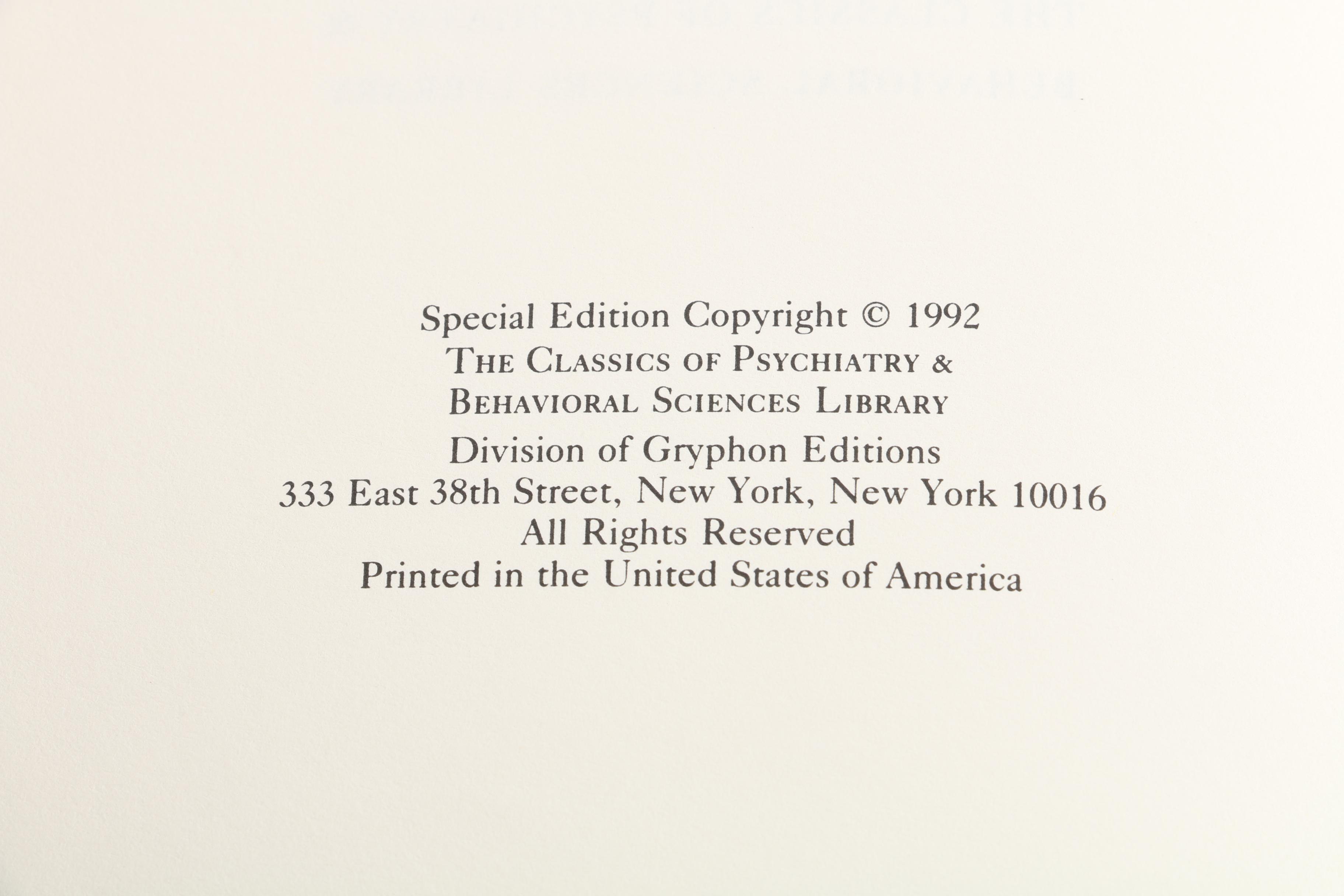 Vintage Reprints of Freud, James, and Pinel