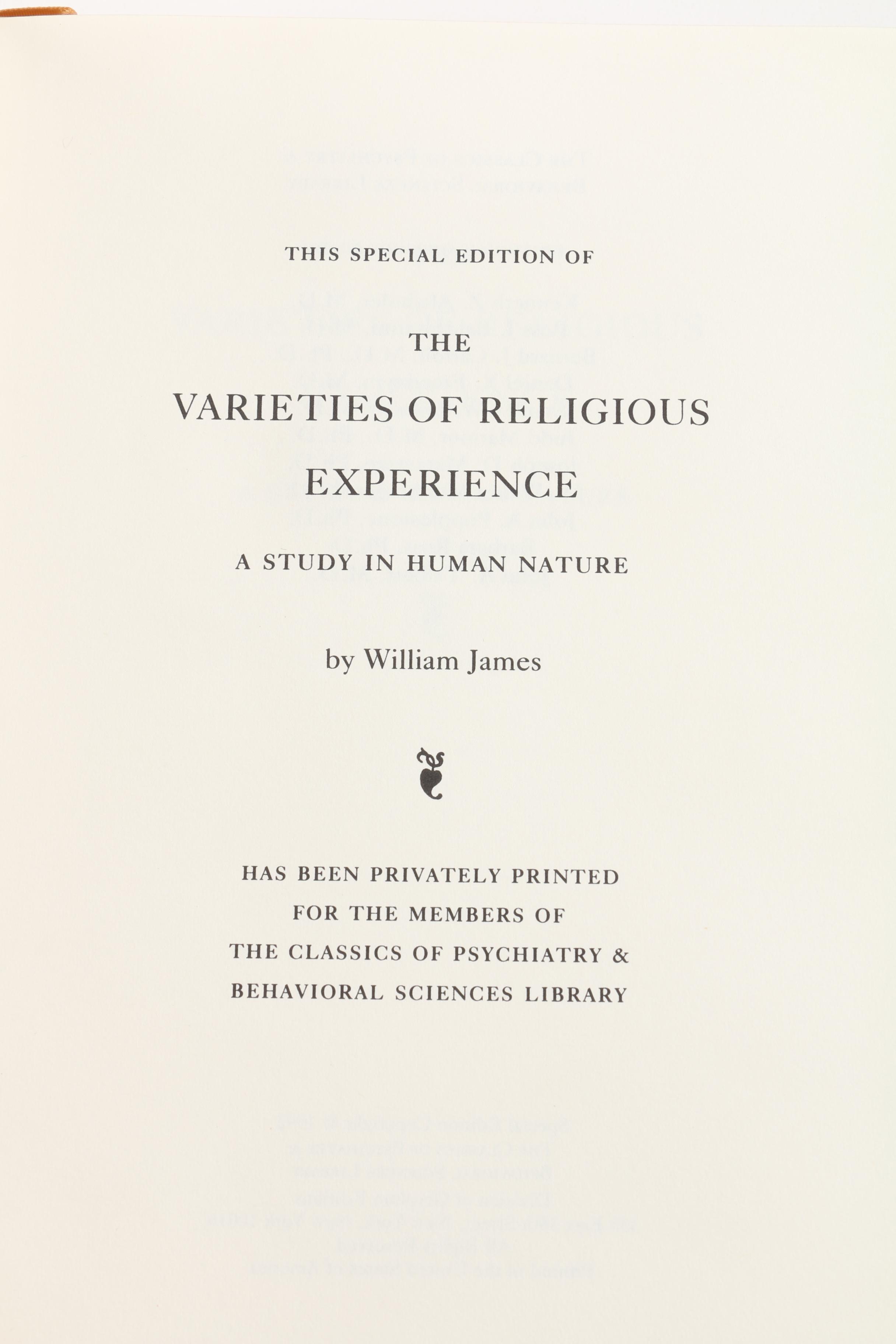 Vintage Reprints of Freud, James, and Pinel