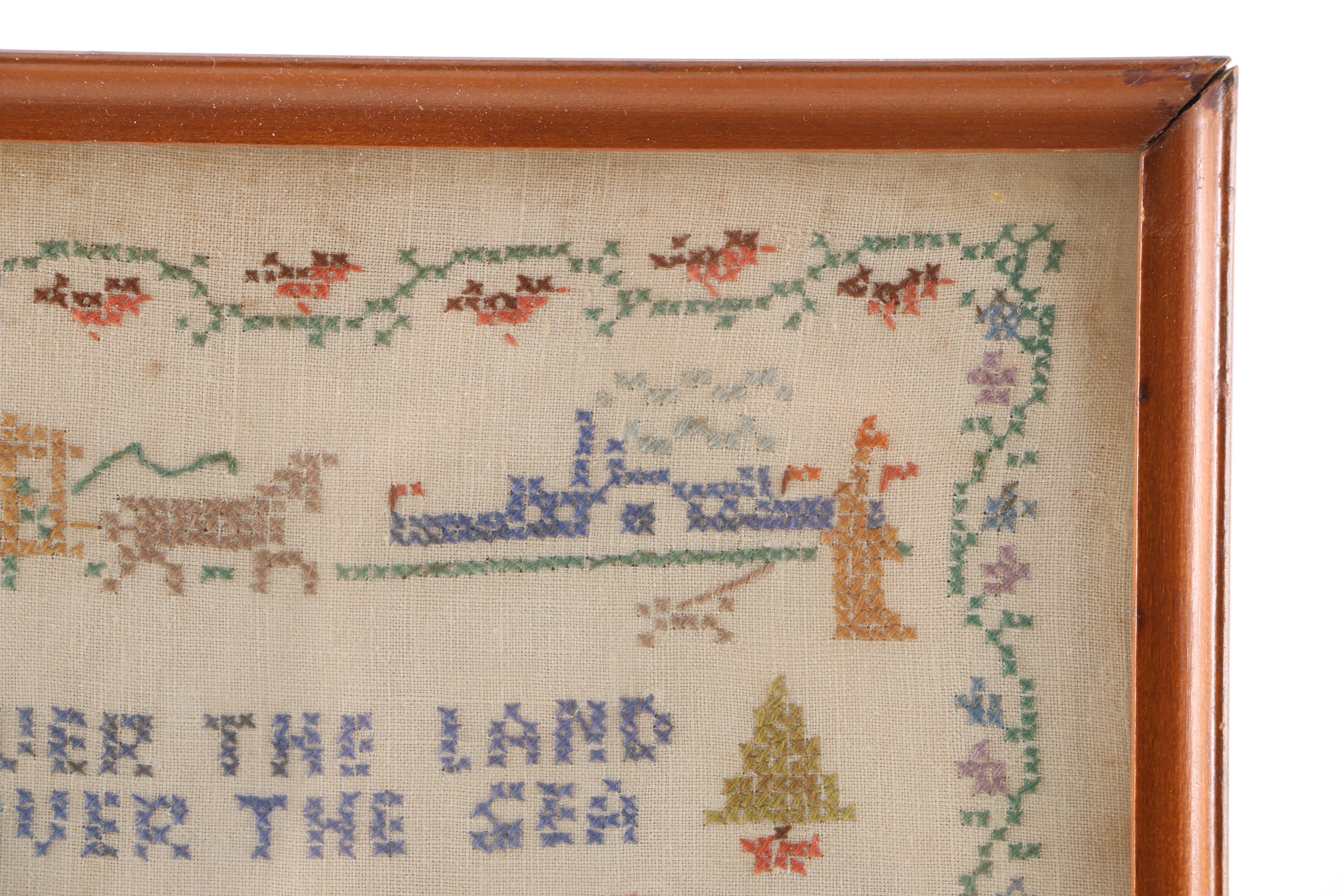 Vintage Framed Cross Stitch Samplers