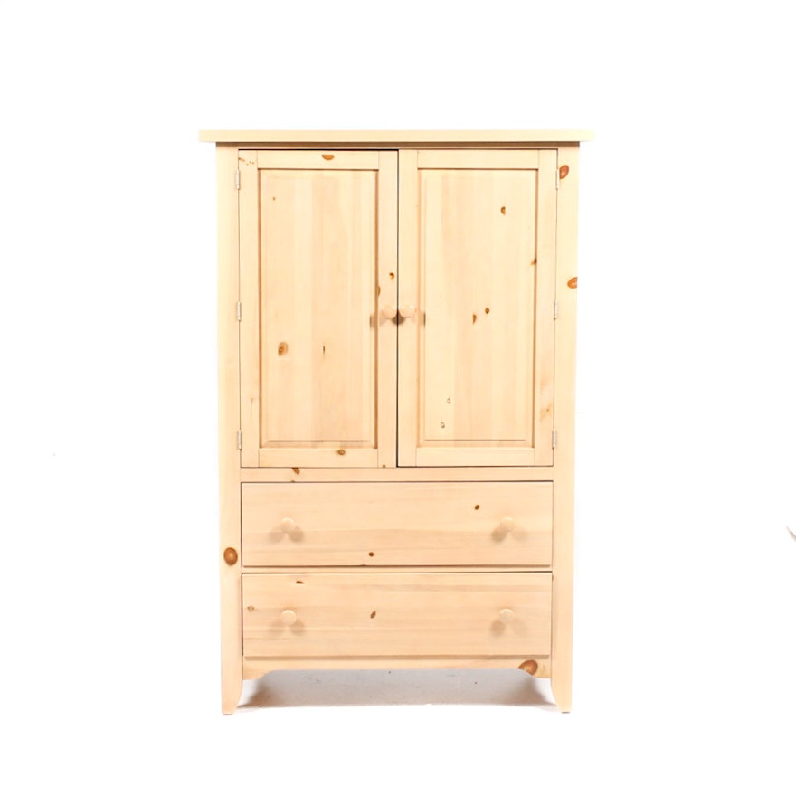 Natural Pine Shaker Style Wardrobe by Broyhill