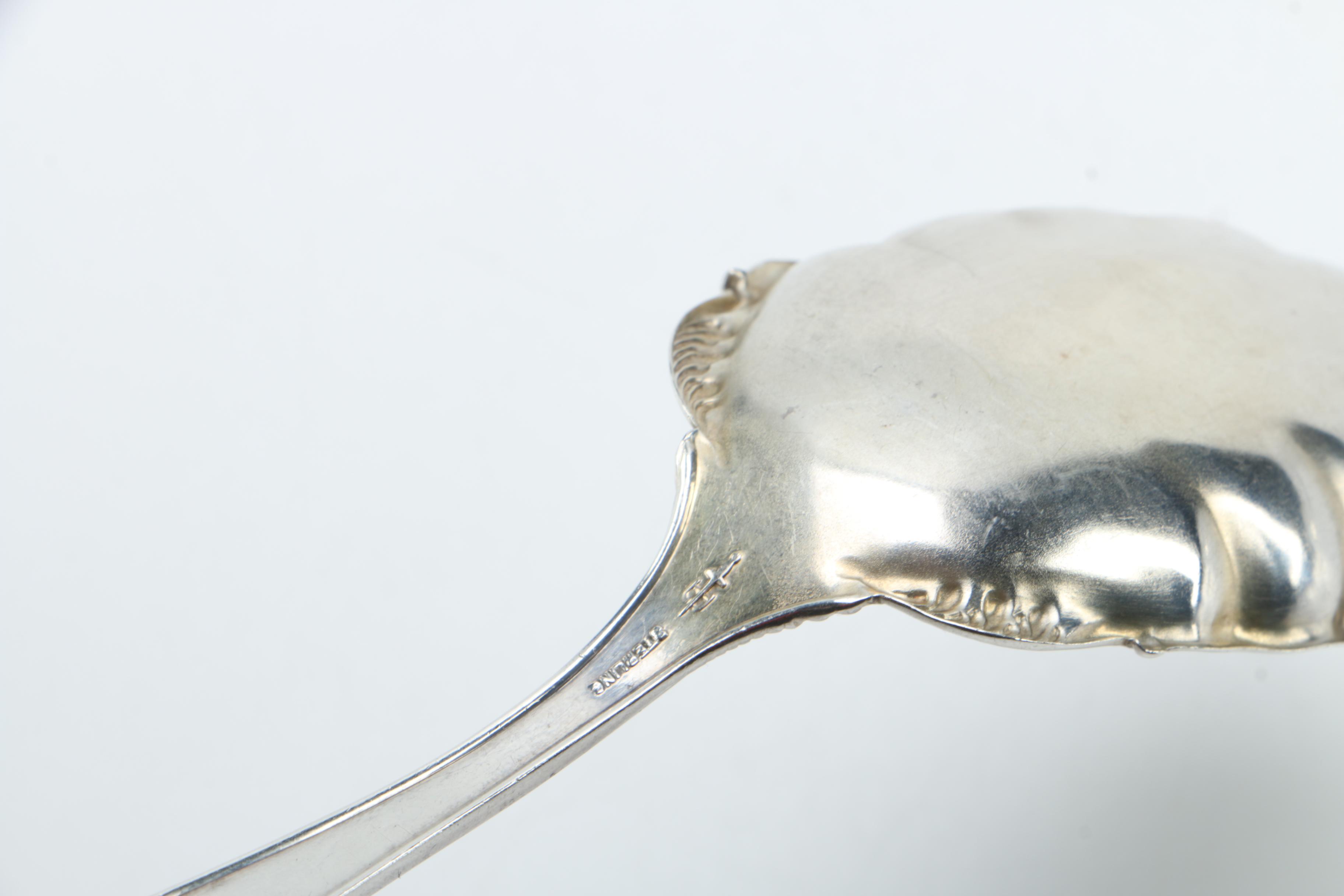 R. Blackinton & Co "Nautilus" Sterling Serving Spoon and Other Unique Sterling Utensils