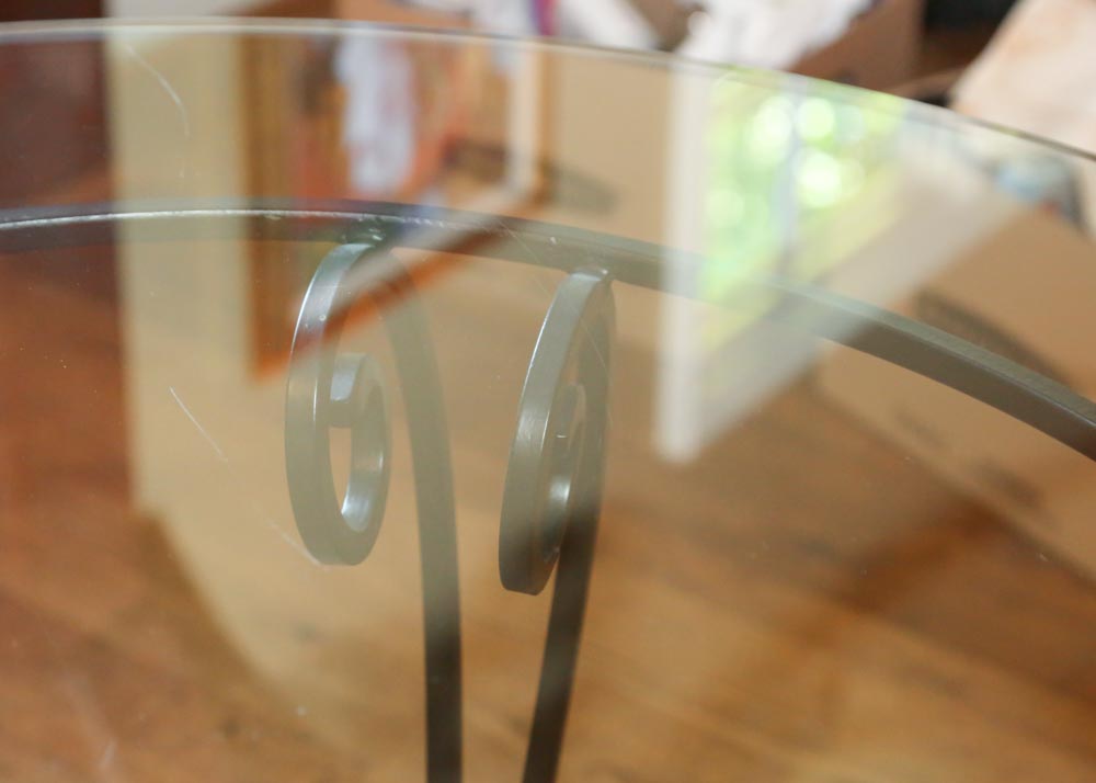 Wrought Iron Dinette Table