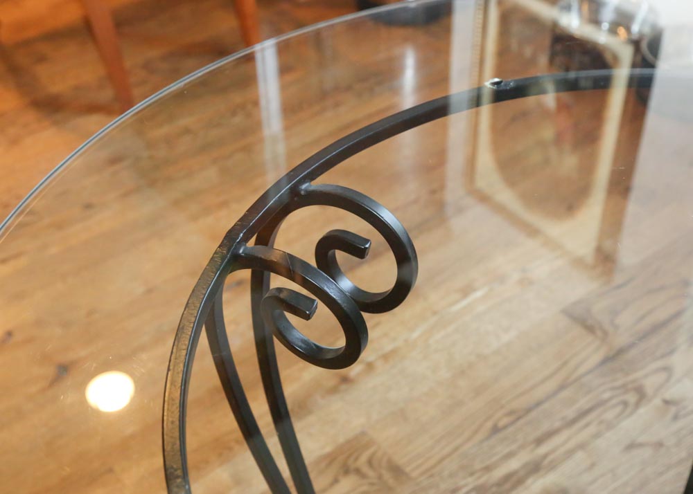 Wrought Iron Dinette Table