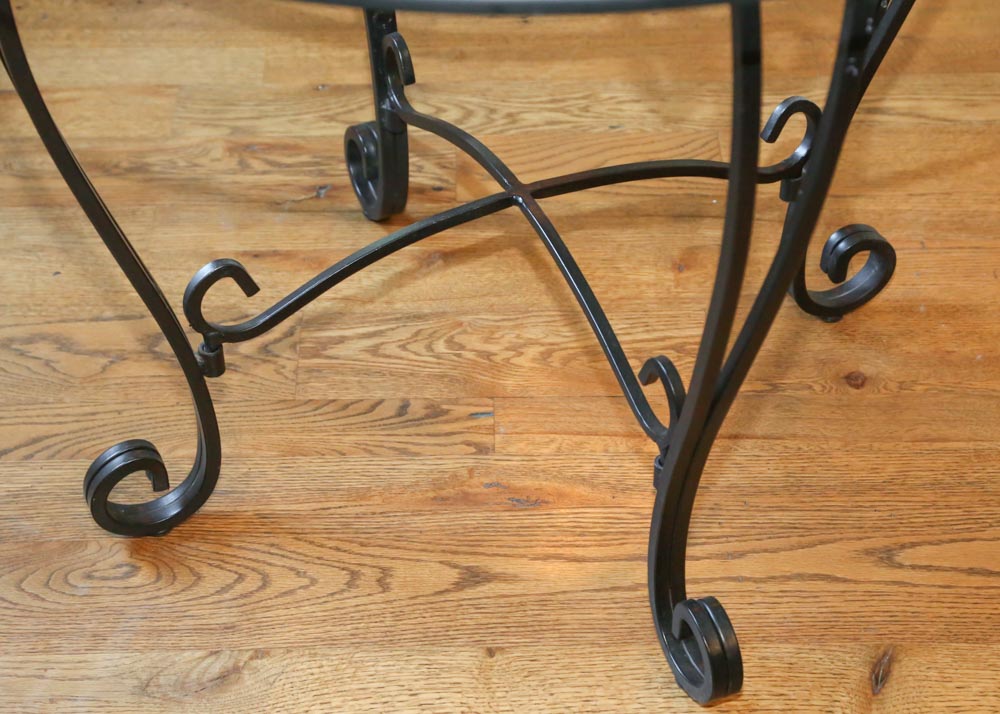 Wrought Iron Dinette Table