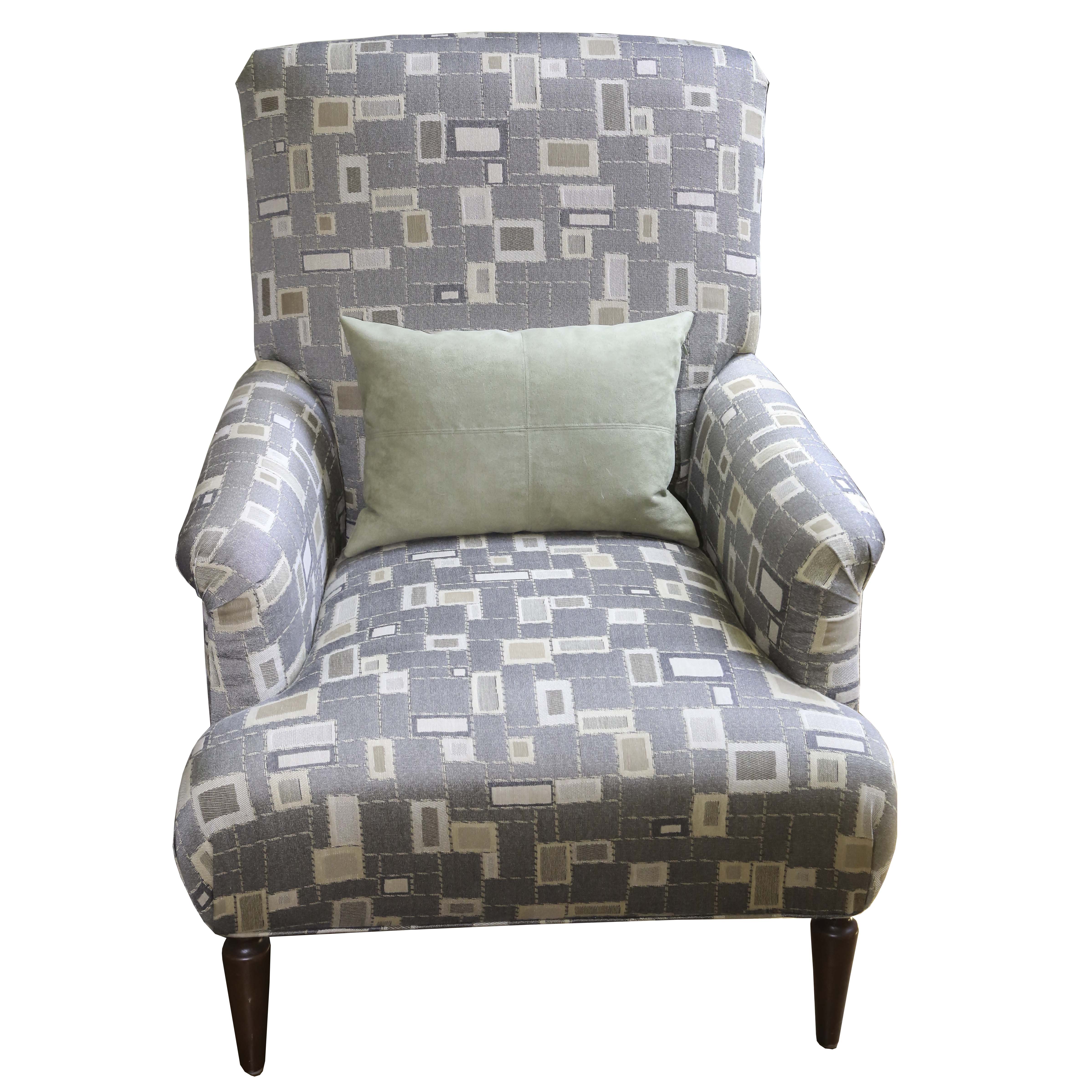 Contemporary Armchair and Ottoman