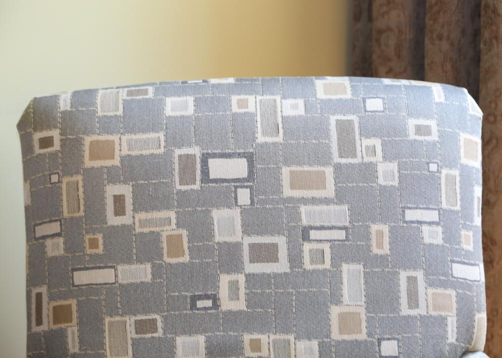 Contemporary Armchair and Ottoman