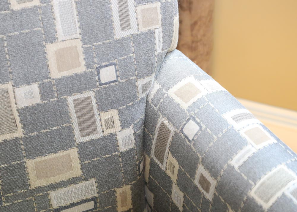 Contemporary Armchair and Ottoman