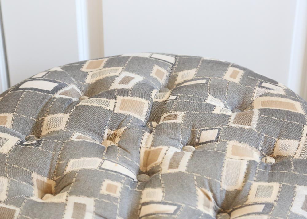 Contemporary Armchair and Ottoman