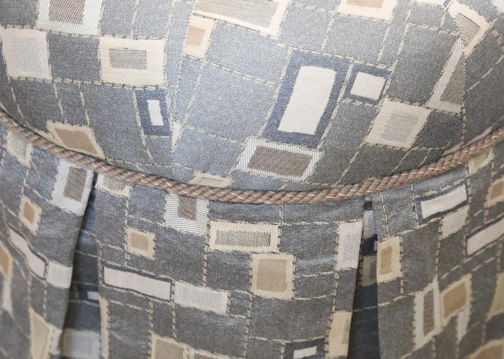 Contemporary Armchair and Ottoman