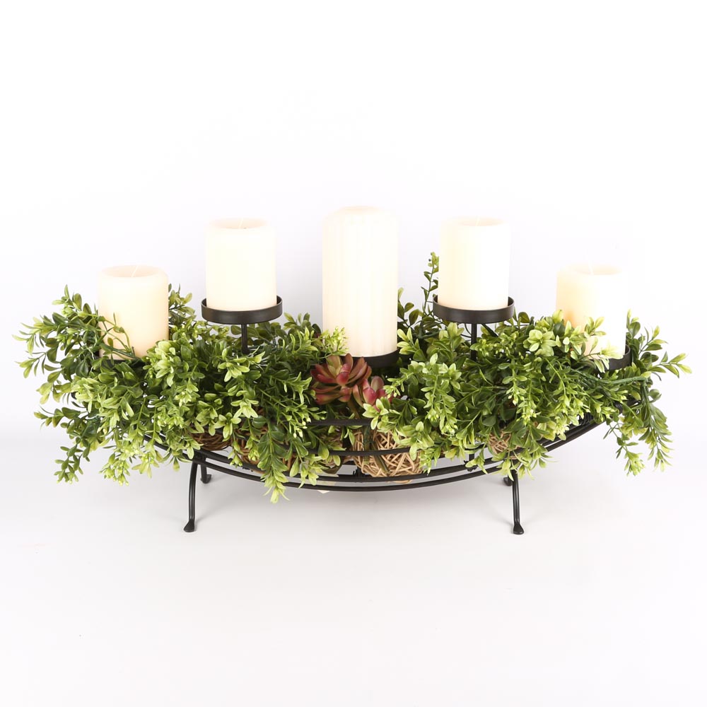 Faux Floral Centerpiece