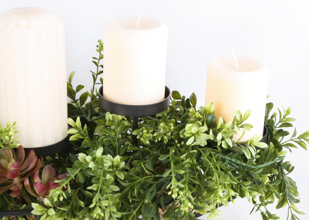 Faux Floral Centerpiece