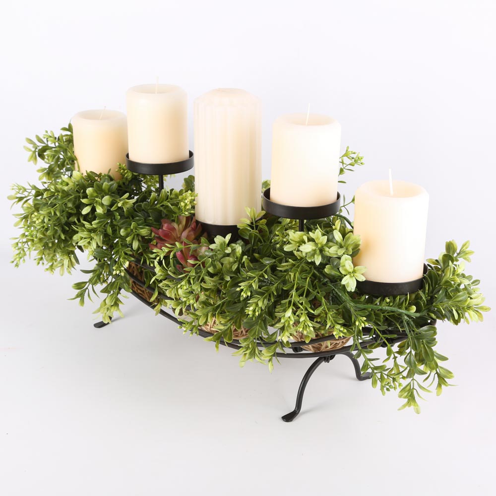 Faux Floral Centerpiece