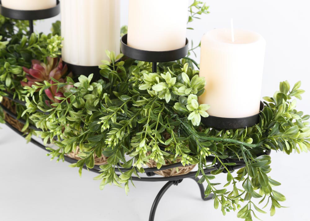 Faux Floral Centerpiece