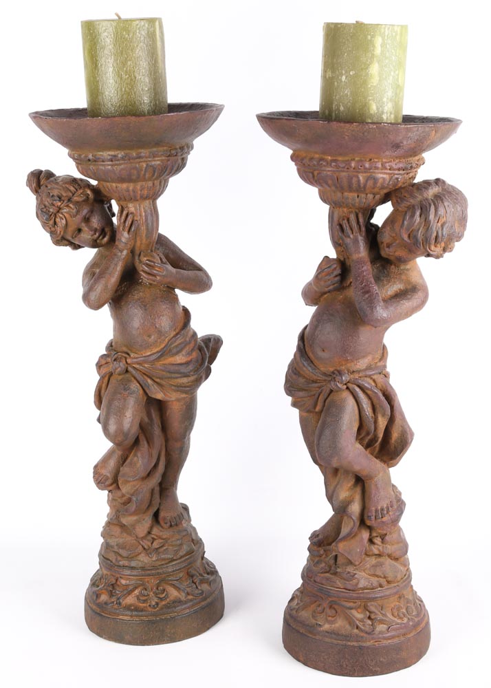Neoclassical Inspired Candle Holders