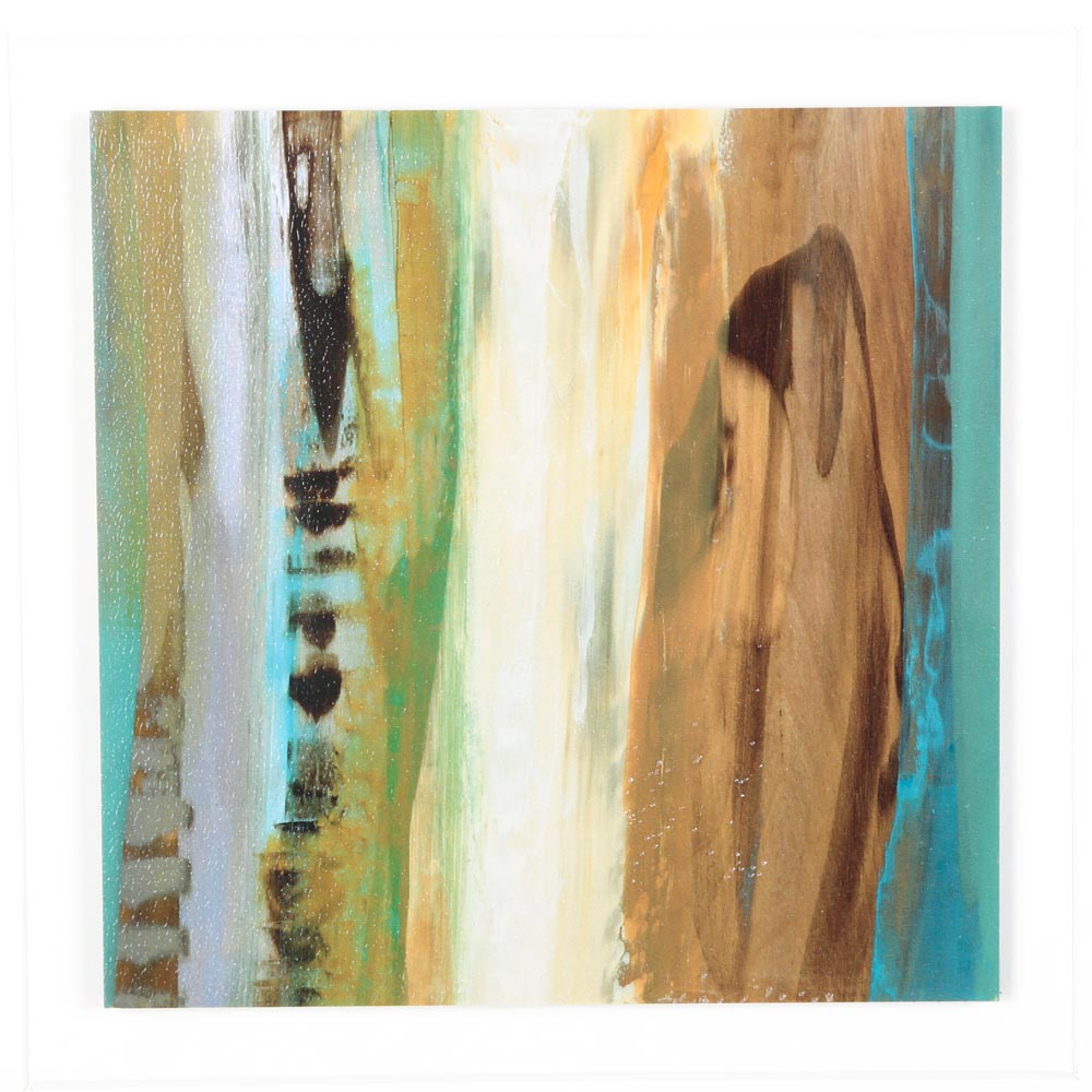 Abstract Framed Offset Lithographs