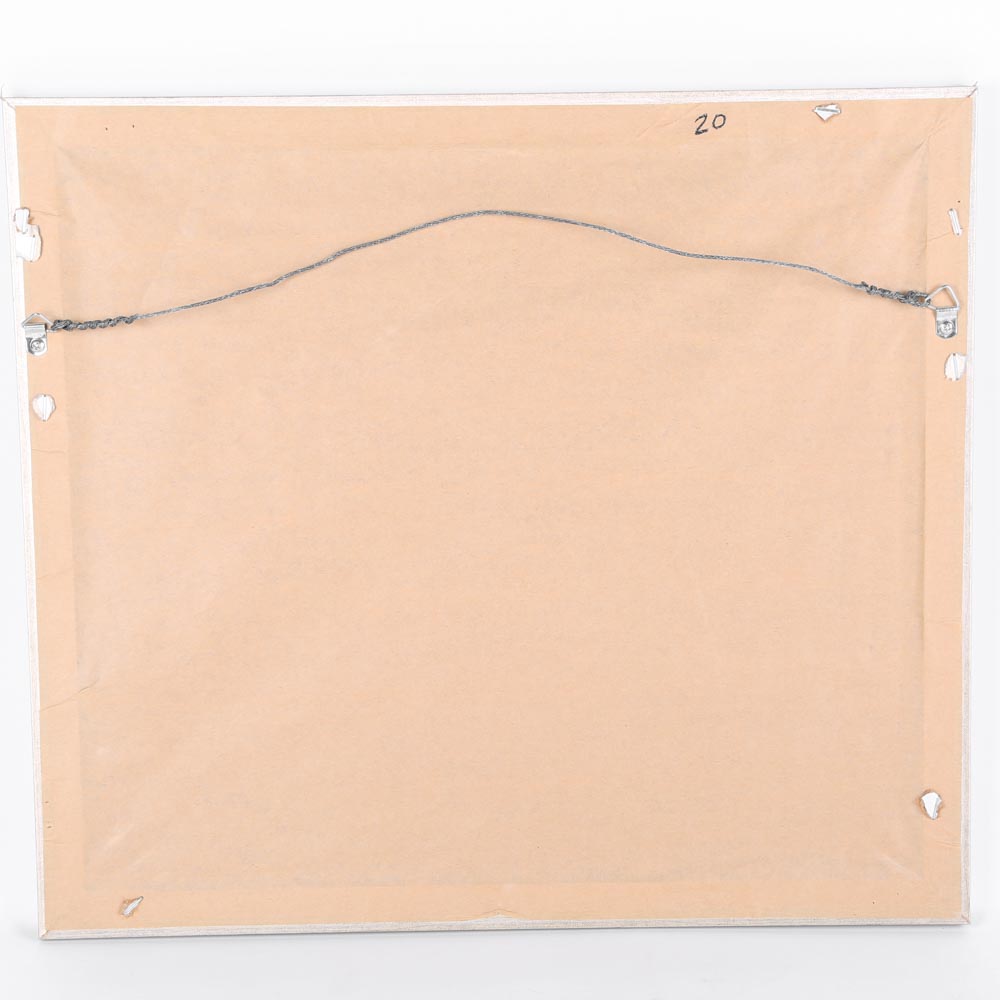 After David Lakewood Embellished Offset Lithograph "Low Tide"