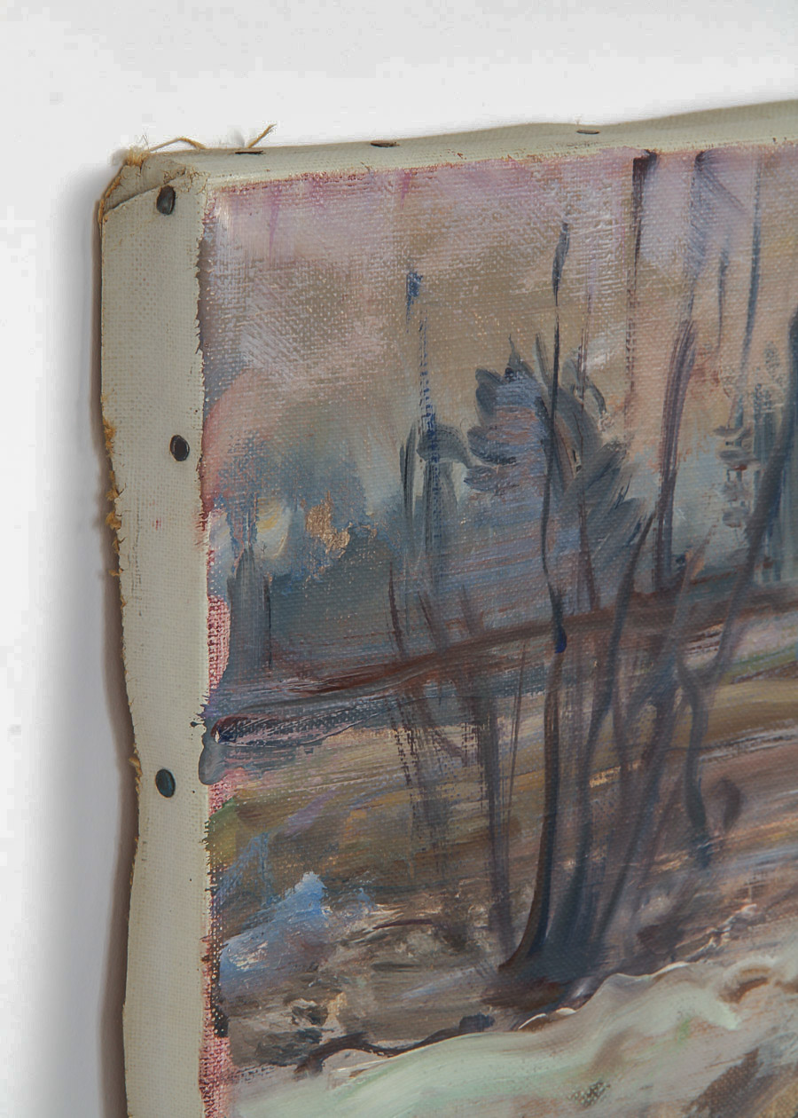 Mogens Christian Vantore Oil Painting on Canvas "Still Life of Tulips"