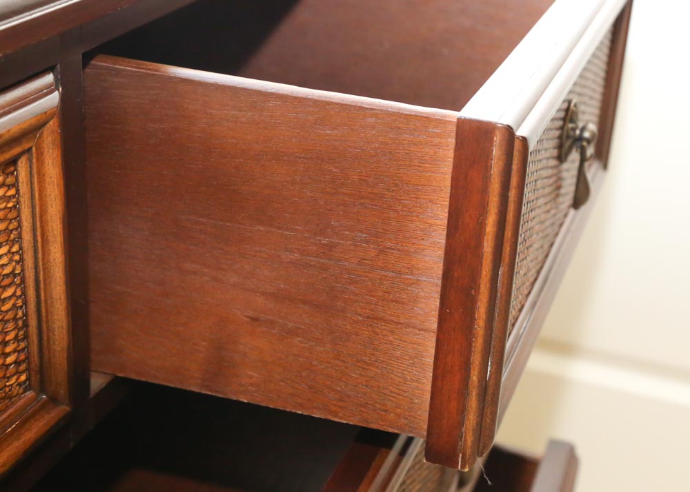 Rattan Front Dresser