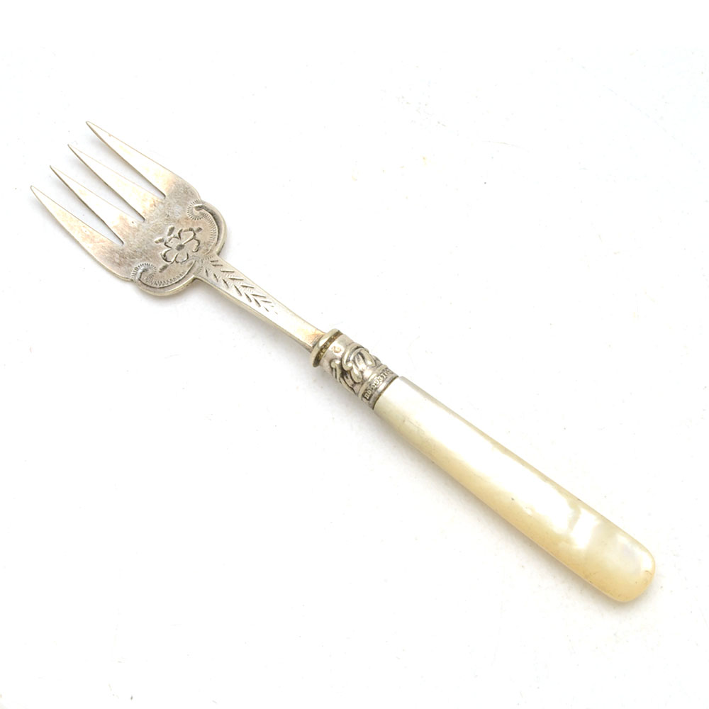 Late 19th Century Allen and Darwin Mother of Pearl Pickle Fork