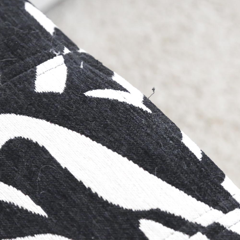 Zebra Upholstered Ottomans