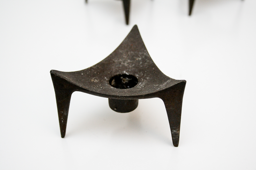 Mid Century Modern Norwegian Candle Holders