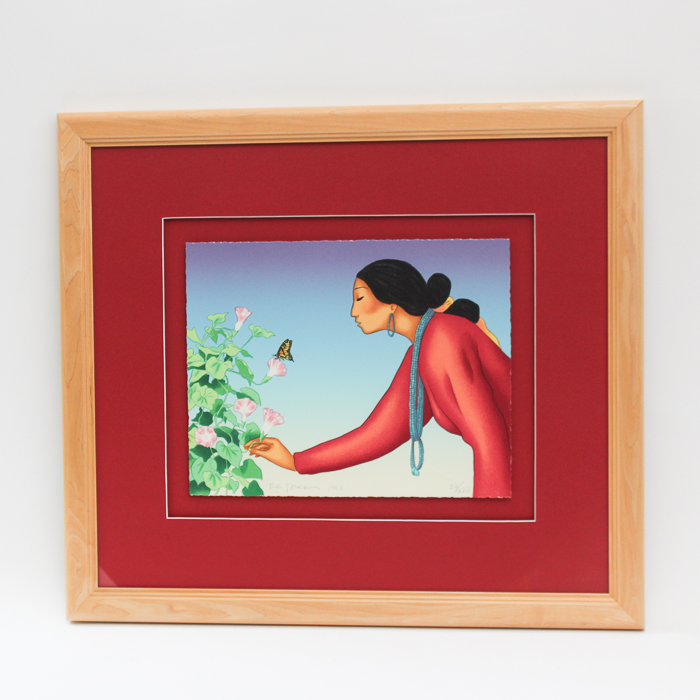 R.C. Gorman Signed Limited Edition Lithograph "Morning Glory"