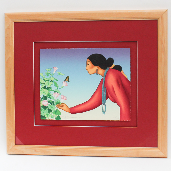 R.C. Gorman Signed Limited Edition Lithograph "Morning Glory"