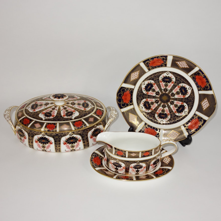 Seventy-Three Pieces "Old Imari" by Royal Crown Derby